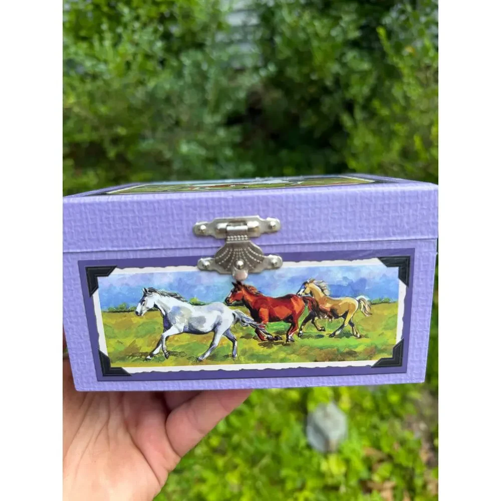 Horse Musical Jewelry Box